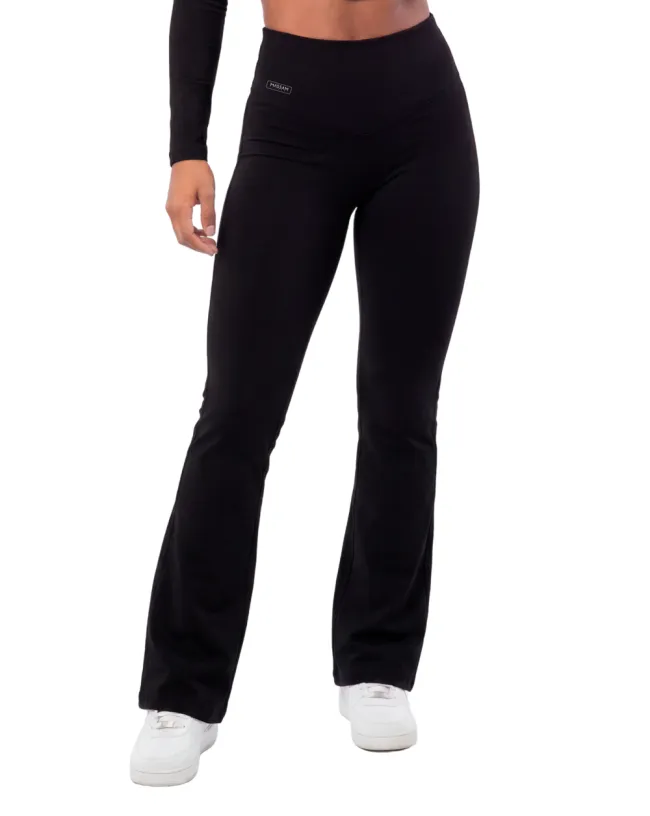 Legging Poliamida Flare Preta